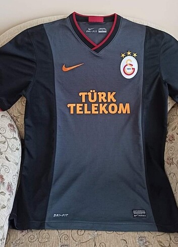 2013-2014 Galatasaray Orijinal Deplasman Forma Nike Siyah 