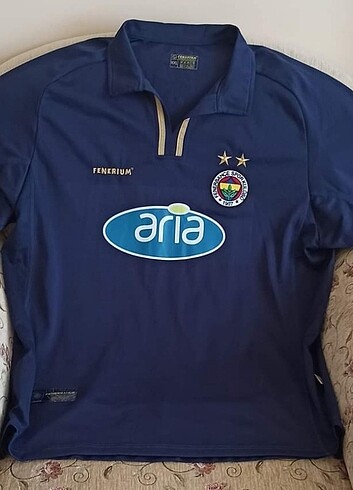 2003-2004 Van Hooijdonk Orijinal Fenerbahçe Deplasman Forma 