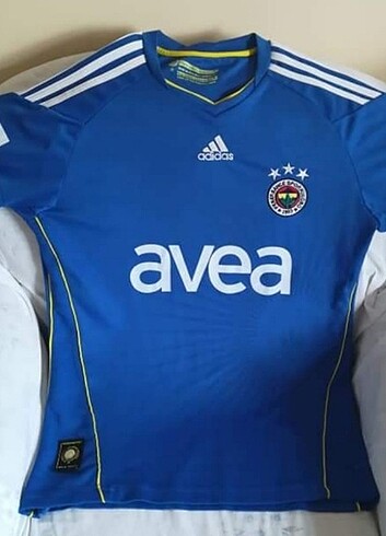 2010-2011 Fenerbahçe Orijinal Deplasman Taraftar Forma Mavi 