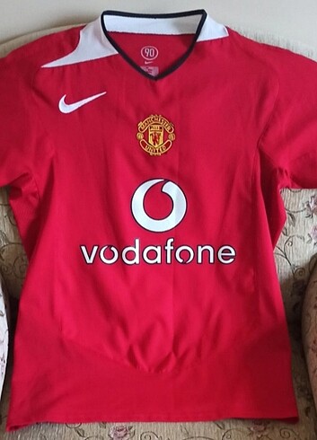 2004-2006 Cristiano Ronaldo Orijinal Manchester United Forma Nik