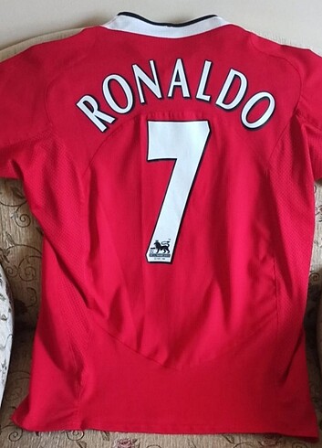 Nike 2004-2006 Cristiano Ronaldo Orijinal Manchester United Forma Nik