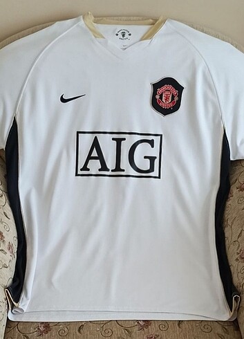 2006-2008 Cristiano Ronaldo Orijinal Manchester United Deplasman