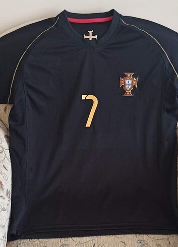 2006 Dünya Kupası Luis Figo Portekiz Deplasman Forma Siyah 