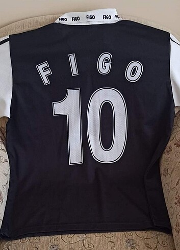 Diğer 2001-2002 Luis Figo Real Madrid Deplasman Forma 