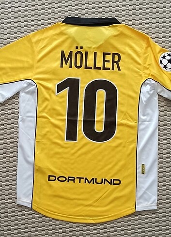 Nike 1998-1999 Andreas Möller Orijinal Borussia Dortmund Forma 