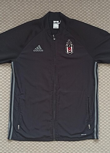 Beşiktaş Orijinal Eşofman Üstü Ceket Adidas Siyah 