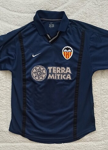 2000-2001 Mendieta Orijinal Valencia Deplasman Forma Nike