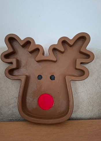 Ikea Geyik Figürlü Renkli Tabak