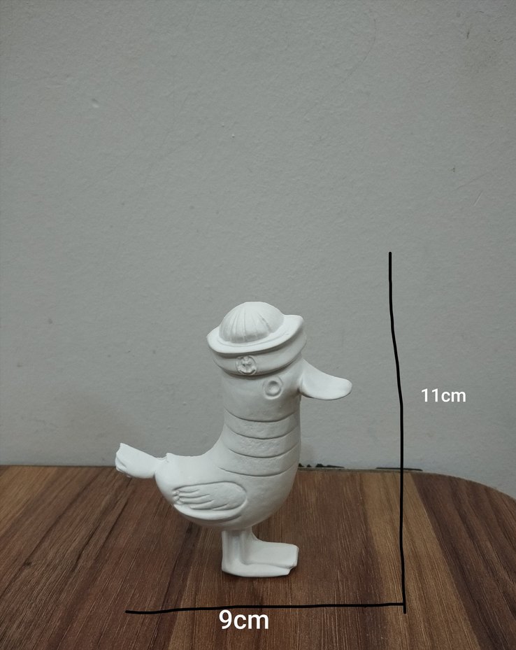 Beyaz Kuş Figürlü Dekoratif Obj - Görsel 2