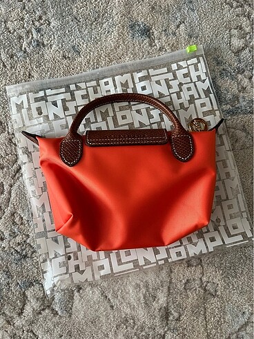 Beden turuncu Renk Longchamp Le pliage pouch xs