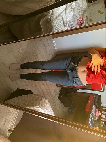 düşük bel jean