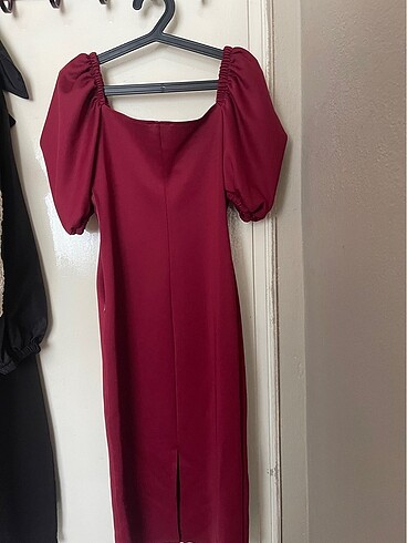 s Beden bordo Renk Trendyolmilla Elbise