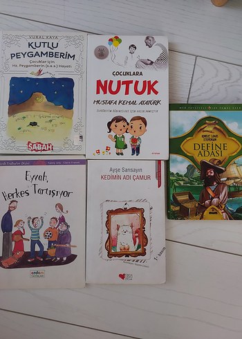 Çocuklar için Kitap Seti: Nutuk, Define Adası ve Diğerleri