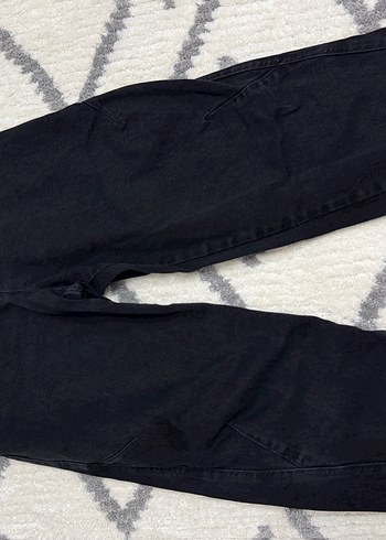 Zara Kadın Siyah Bol Kesim Kot Pantolon