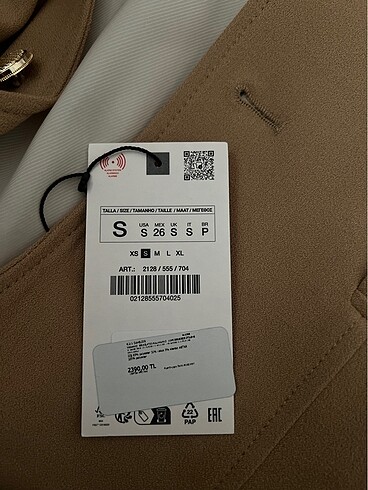 s Beden siyah Renk Zara Blazer Ceket