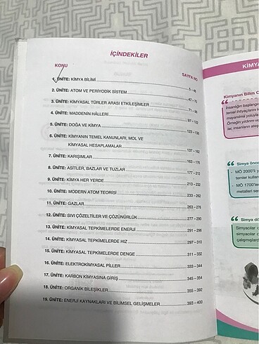 LİMİT kimya el kitabı