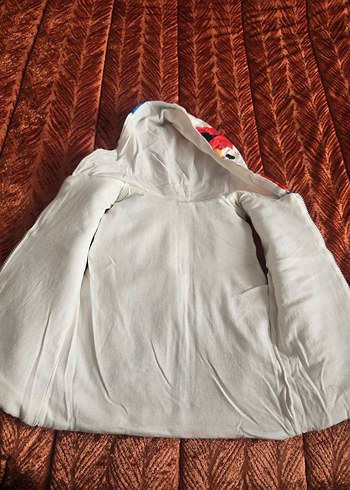 Kapüşonlu, fermuarlı  çocuk renkli şişme yelek - Görsel 3