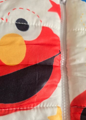 Kapüşonlu, fermuarlı  çocuk renkli şişme yelek - Görsel 2