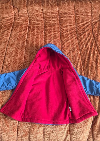 Renkli Baskılı Kapüşonlu Erkek Çocuk Mont - Görsel 4