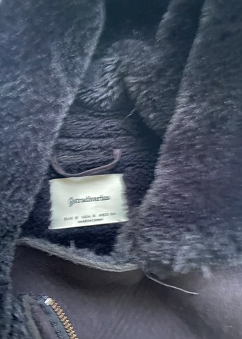 Stradivarius Kahverengi Süet Kürklü Kadın Ceket