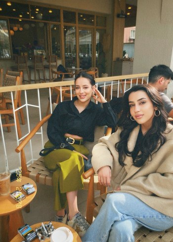 Renkli Yeşil Bebek Slingi - Görsel 2