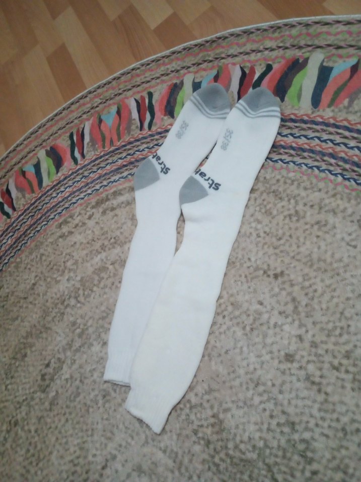 Kar çorabı Beyaz Gri - Görsel 3