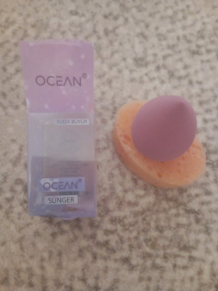 Ocean Pastel Pembe Makyaj Süngeri - Görsel 2