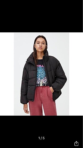 Pull bear şişme mont