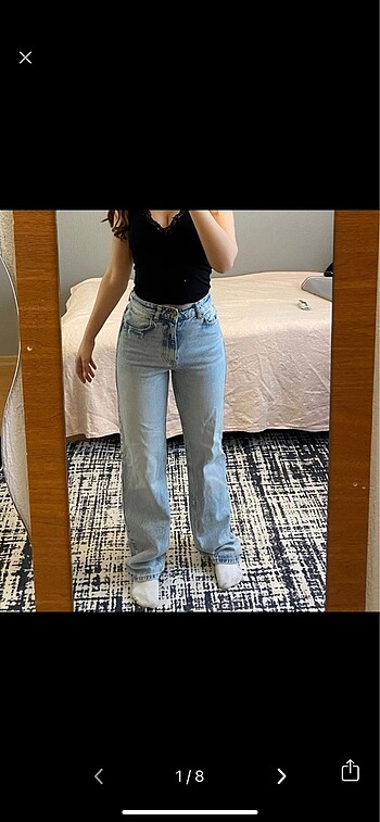 Zara wide leg jean