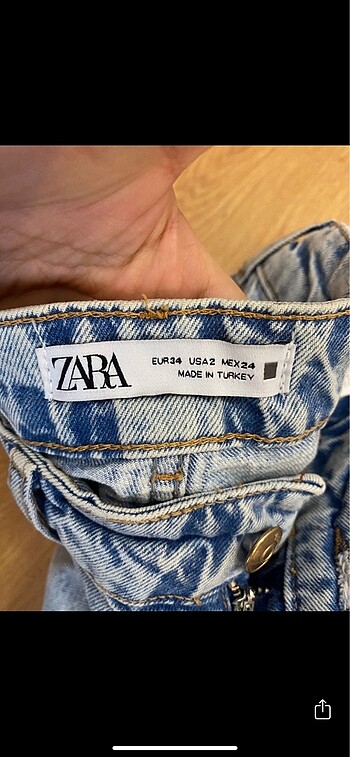 xs Beden Zara wide leg jean