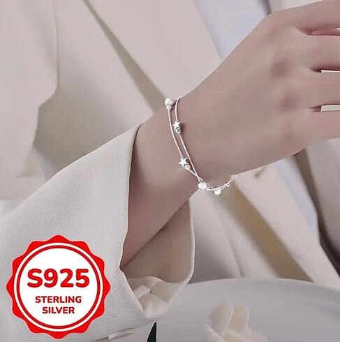 s925 Gümüş Şans Bilekliği