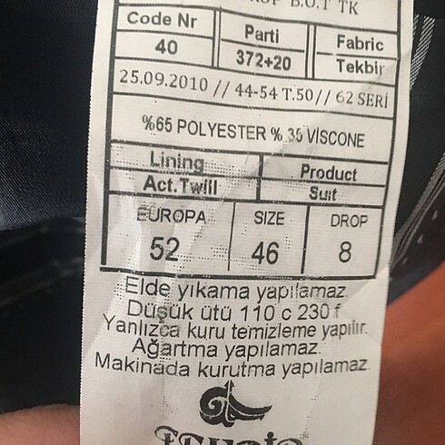 Tekbir Tekbir erkek takım elbise
