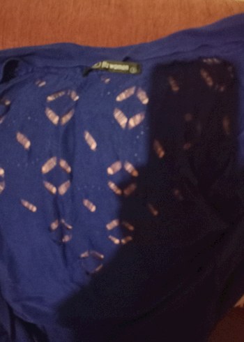 triko arkası nakışlı kollu hırka - Görsel 6