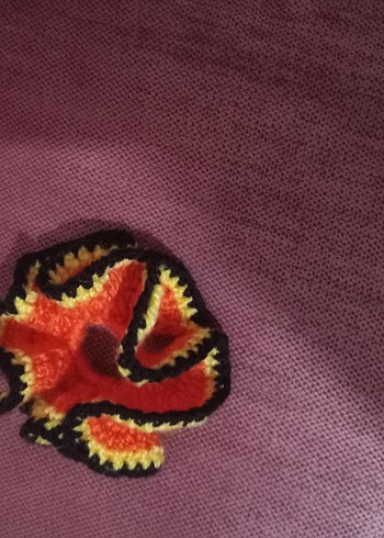 Renkli Örgü Fırfırlı Kadın Saç Aksesuarı - Görsel 7