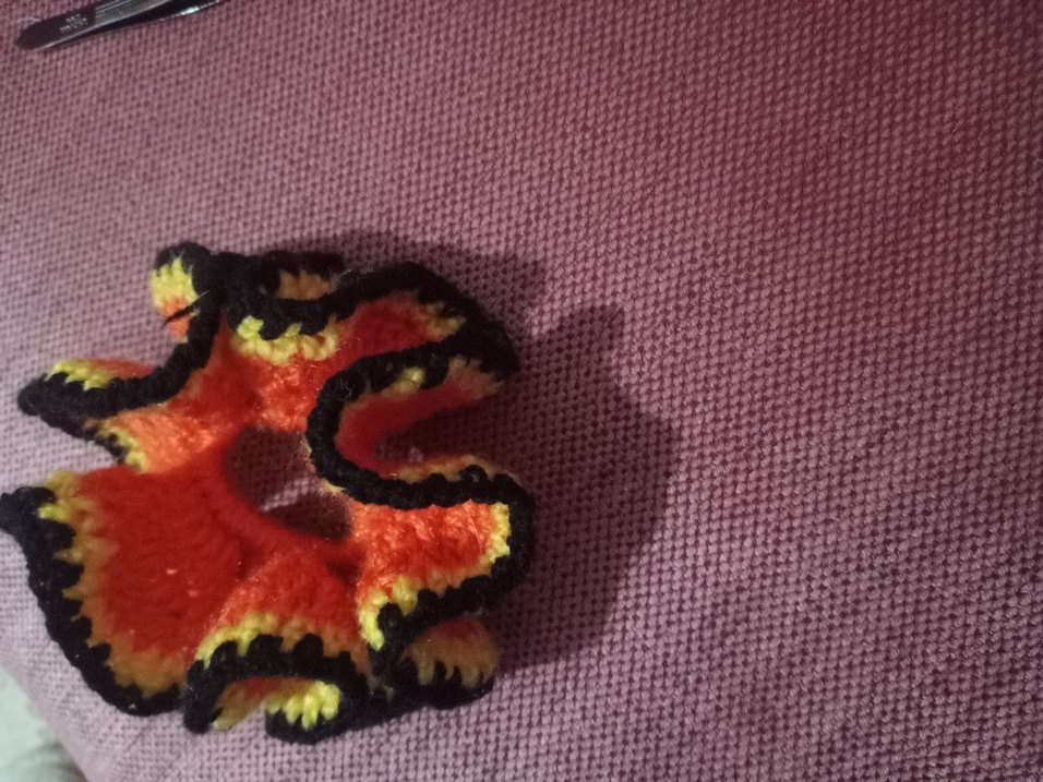 Renkli Örgü Fırfırlı Kadın Saç Aksesuarı - Görsel 4