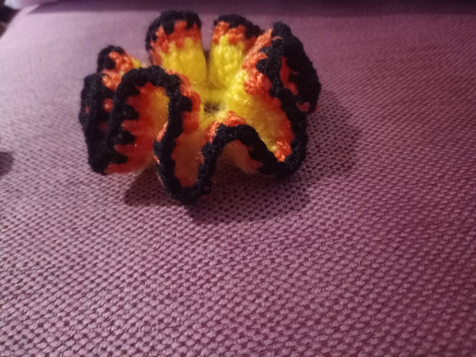 Renkli Örgü Fırfırlı Kadın Saç Aksesuarı - Görsel 2