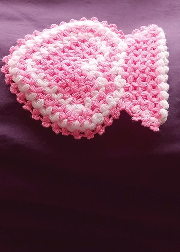 Kalp Desenli Pembe Banyo Süngeri lifi çeyizlik - Görsel 20