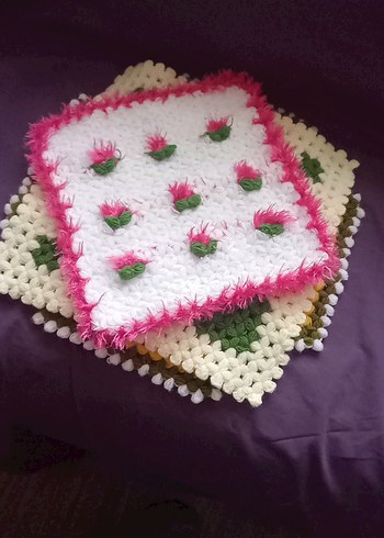 Kalp Desenli Pembe Banyo Süngeri lifi çeyizlik - Görsel 6