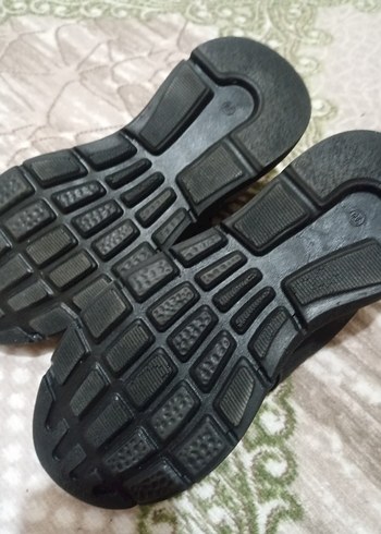 Siyah Yılan Desenli Kadın Günlük Sneaker - Görsel 2