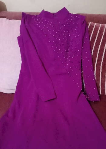 mor renkli abiye - Görsel 5