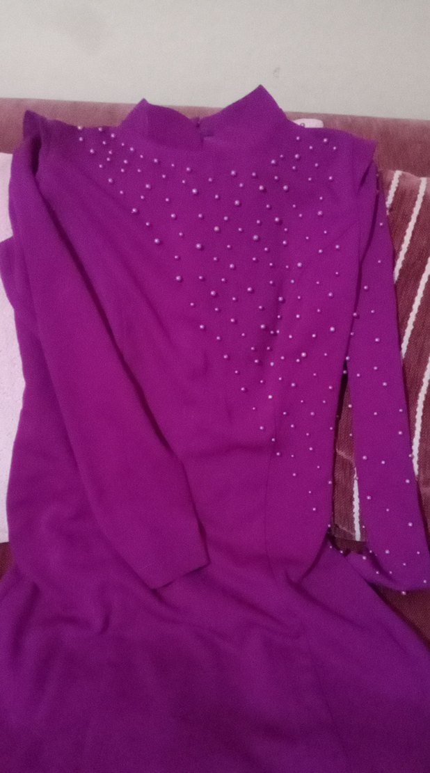 mor renkli abiye - Görsel 3