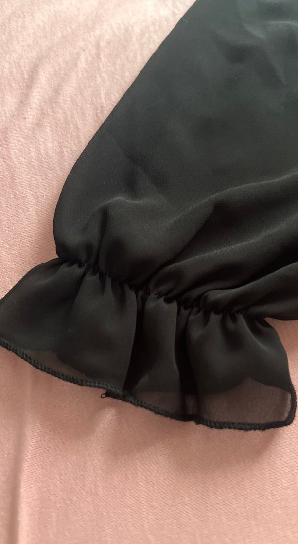 Kadın Siyah Gotik Tüllü korse TARZI croptop yk2  - Görsel 3