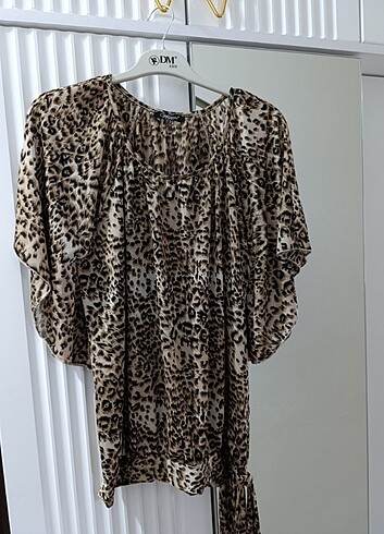 Diğer Yk2????leoparlı ayarlanilabilir bluz????????