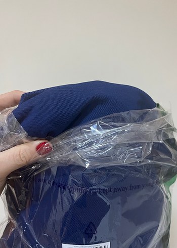 Erkek Lacivert Uzun Kollu Polo Tişört - Görsel 4