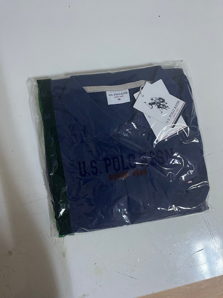 Erkek Lacivert Uzun Kollu Polo Tişört - Görsel 3