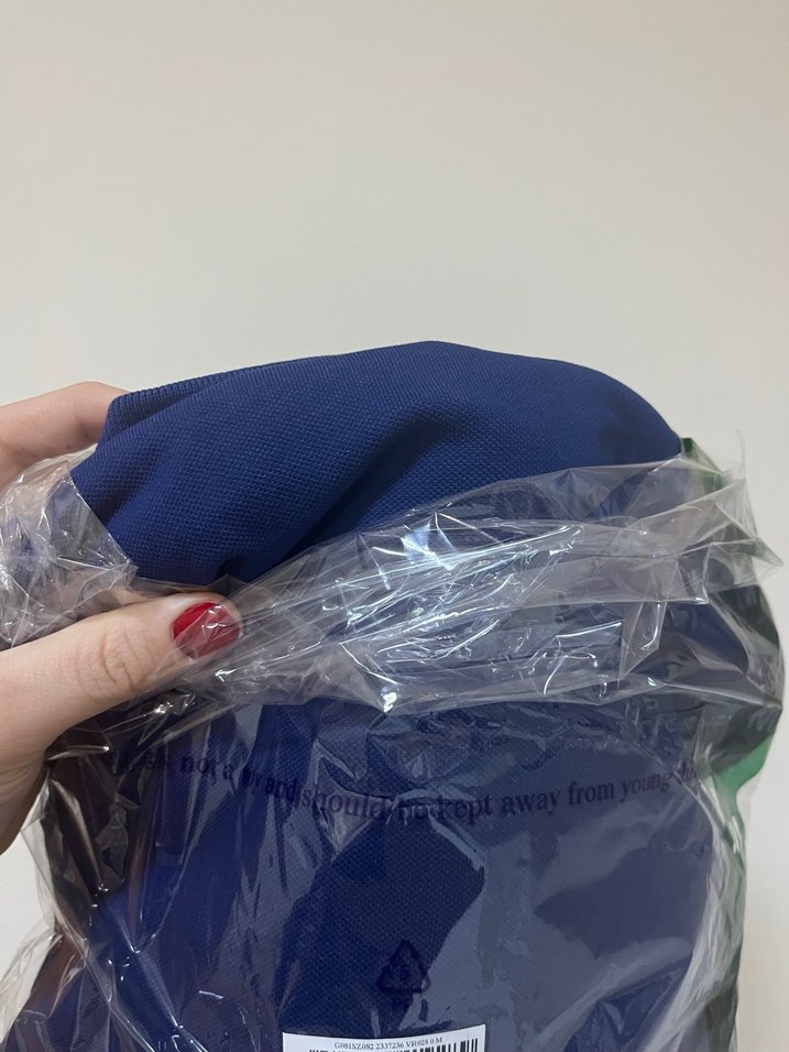 Erkek Lacivert Uzun Kollu Polo Tişört - Görsel 4