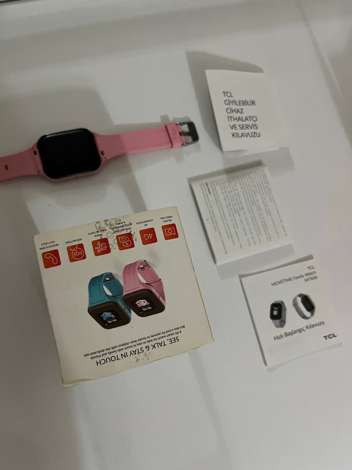 TCL MT40 Pembe Akıllı Saat - Görsel 4