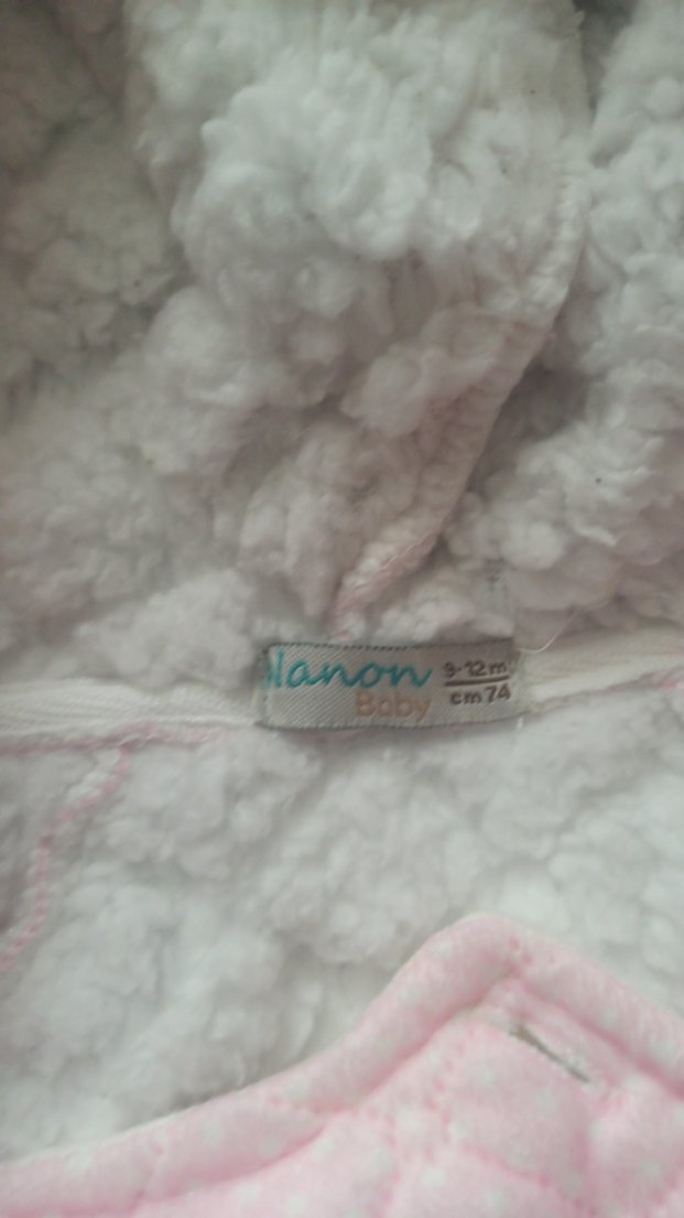 Düğmeli Kapüşonlu Pembe Bebek Tulumu - Görsel 2