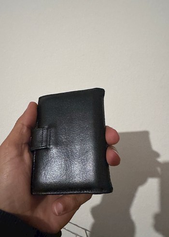 Siyah Minimalist Erkek Cüzdanı - Görsel 2