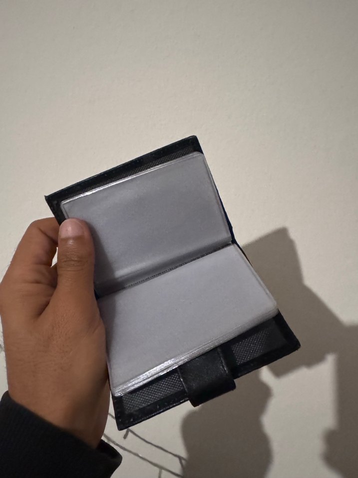 Siyah Minimalist Erkek Cüzdanı - Görsel 3